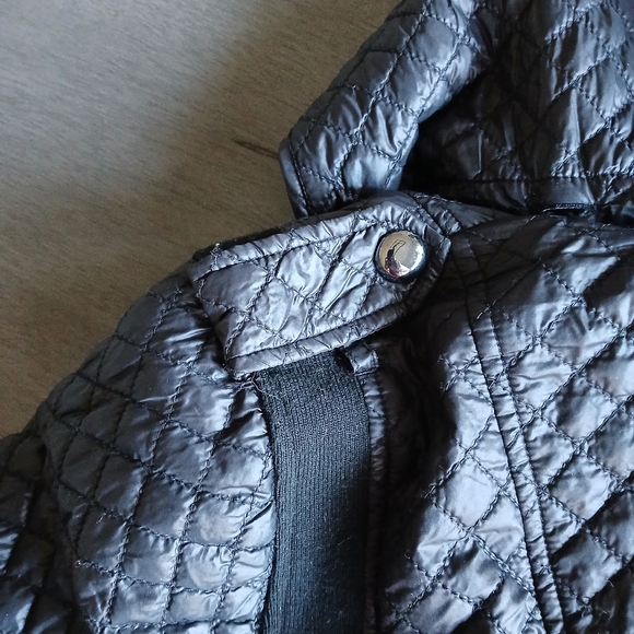 Saks Fifth Avenue Quilted Black Jacket - Picture 7 of 7